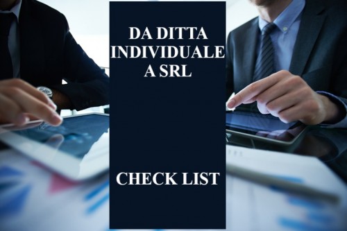 CHECKLIST OPERATIVA — Passaggio da ditta individuale a SRL
